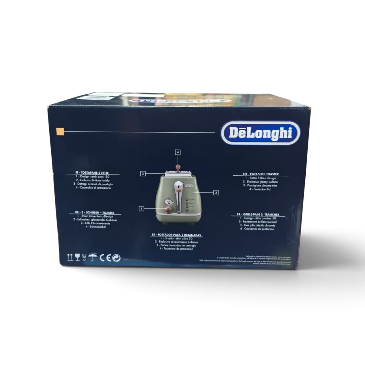 Delonghi Bread Toaster Ctov2003.GR -Green Secondary image