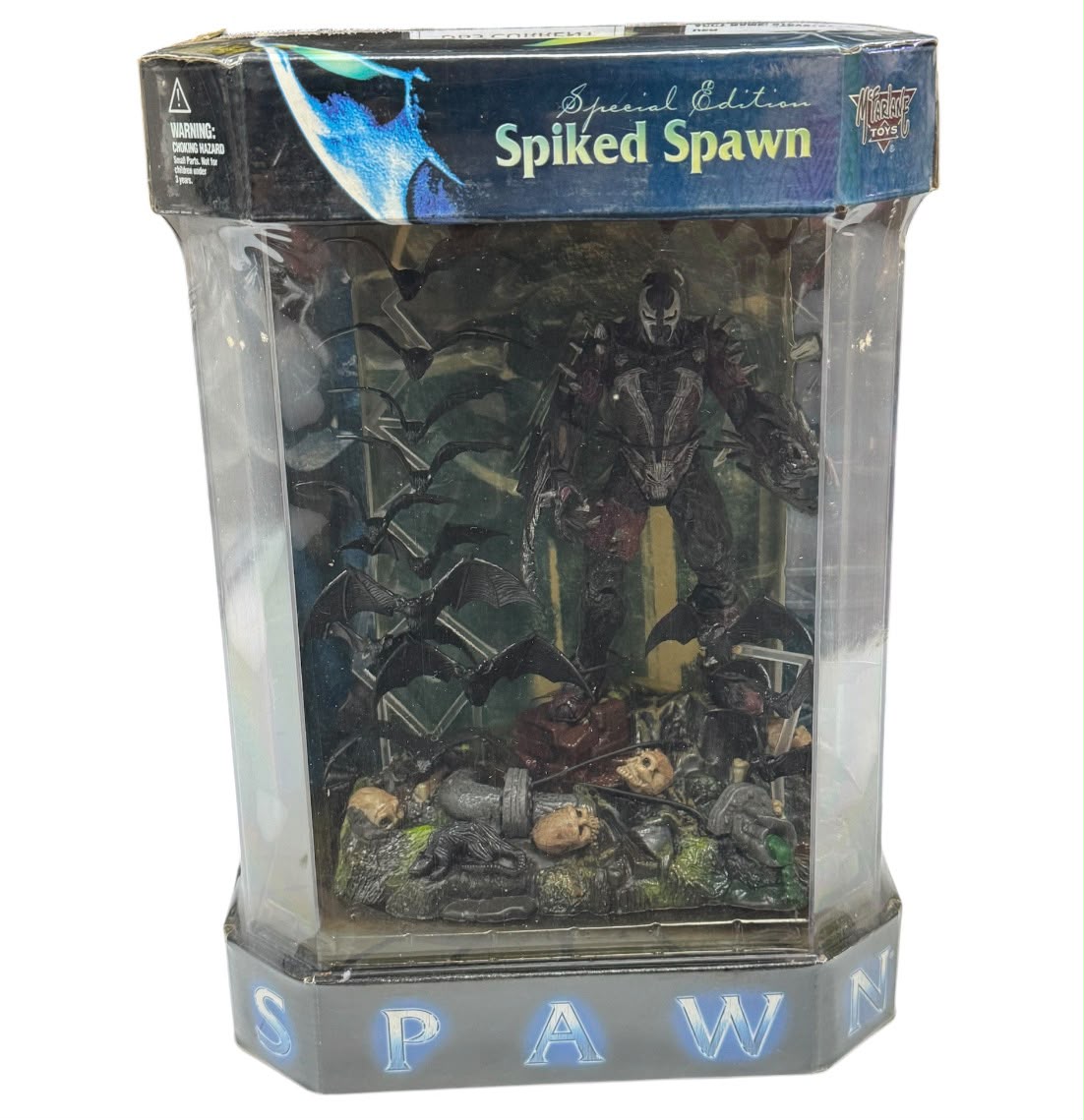 McFarlane Toys Spiked Spawn 6.5" Figure In Sealed Acrylic Display Case Main image
