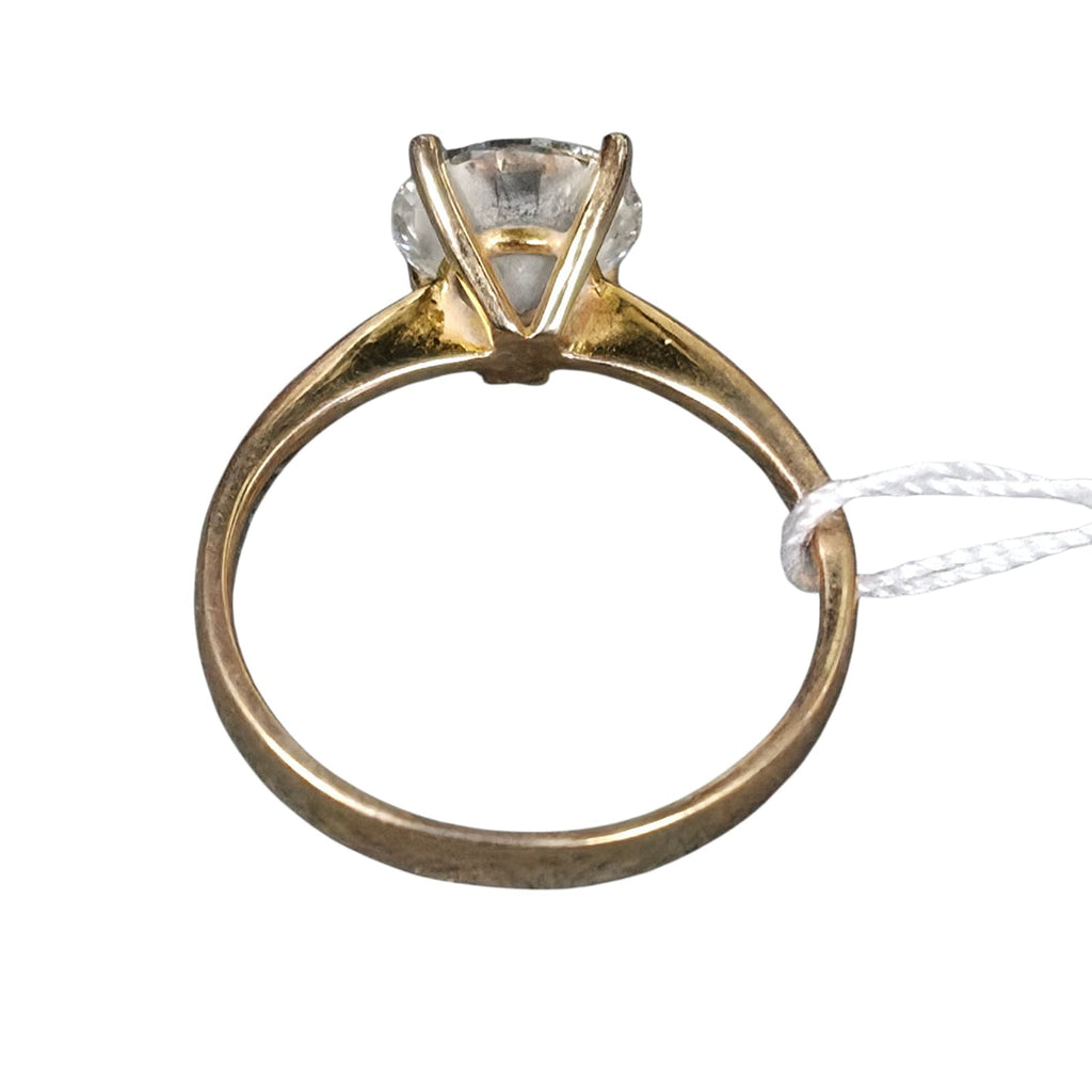Lab Grown Diamond 14K Yellow Gold Lady Ring