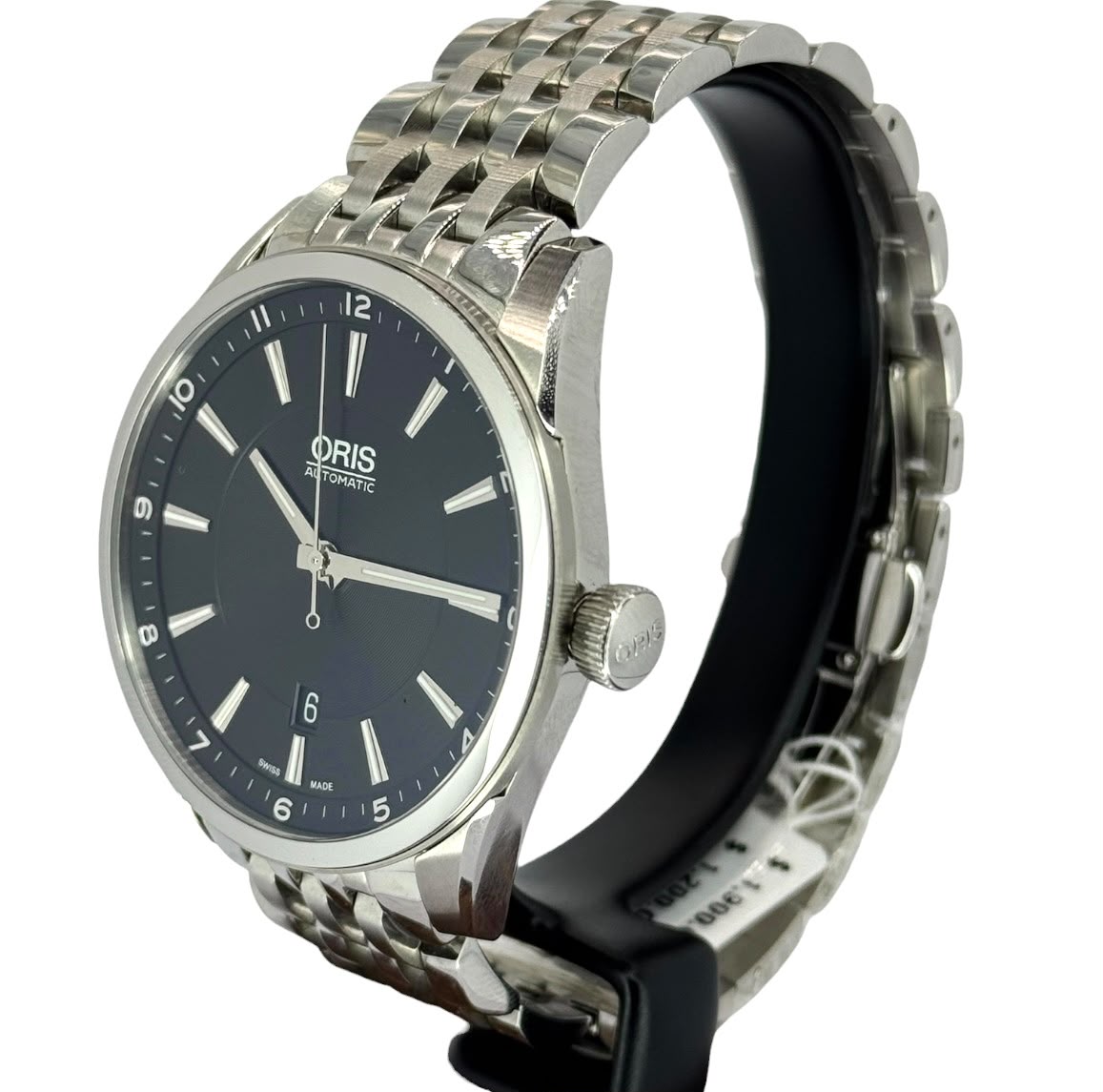 Oris Artix Date 3384521 Automatic Black Dial Stainless Steel Men Watch Secondary image