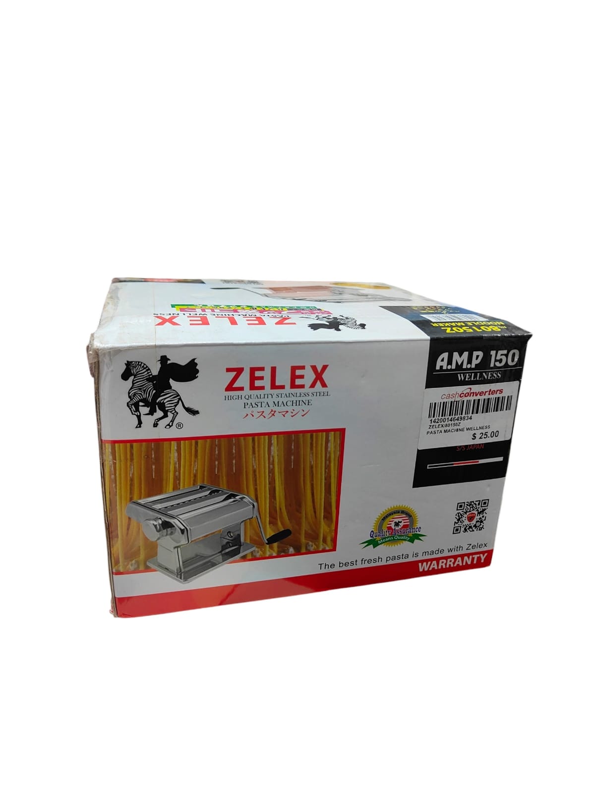 ZELEX 80150Z 2.1KG Heavy duty aluminium roller pasta machine Secondary image