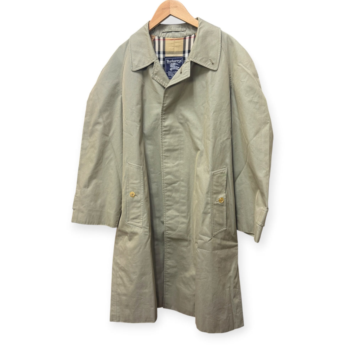 Burberry Trench Coat Khaki Nova Check Lining