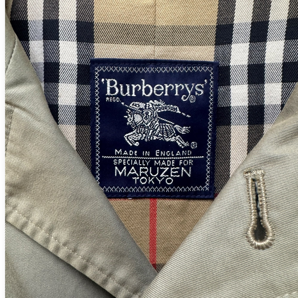 Burberry Trench Coat Khaki Nova Check Lining