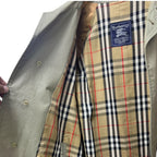 Burberry Trench Coat Khaki Nova Check Lining