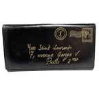 Yves Saint Laurent Y-Mail Leather Long Flap Wallet