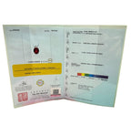 18KWG Red Garnet=4cts, Diamond Pendant With Cert
