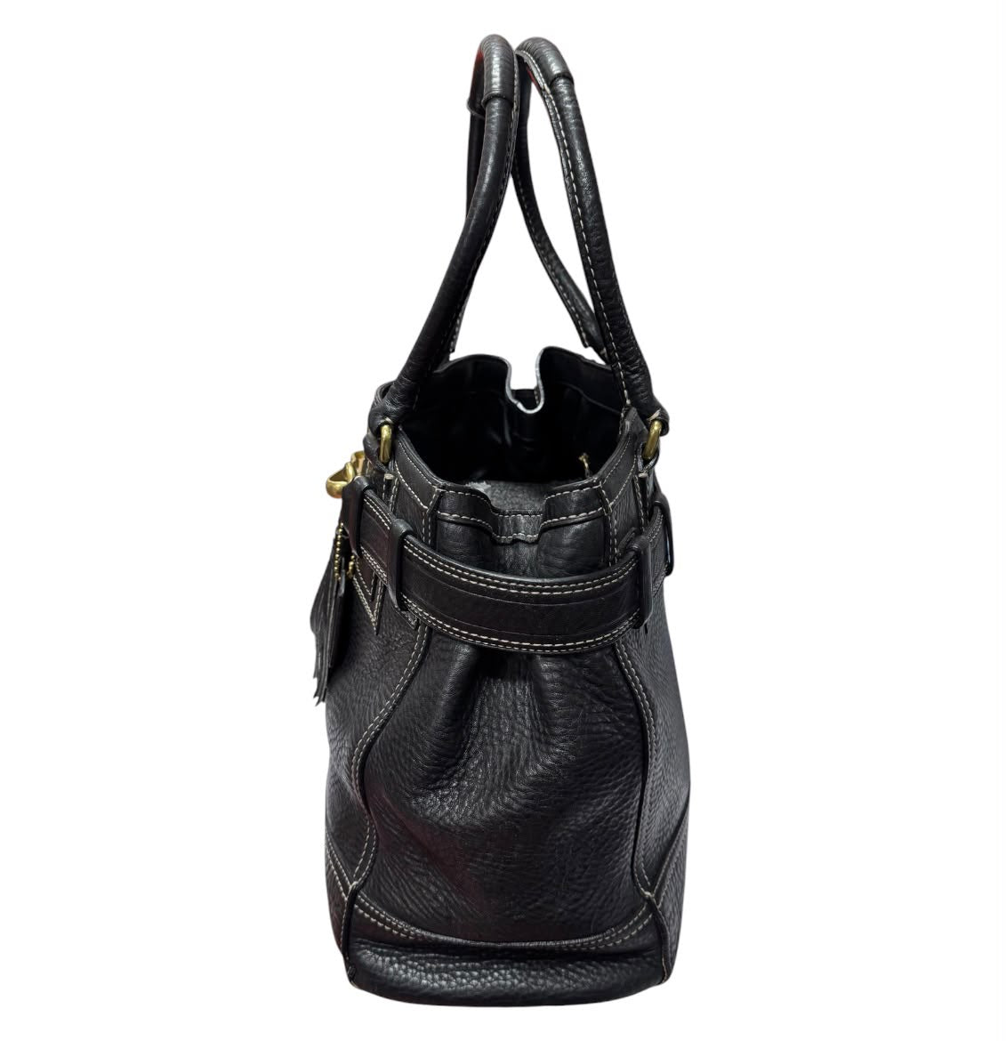 Coach 10214 Hampton Clip Handbag With Sling Strap