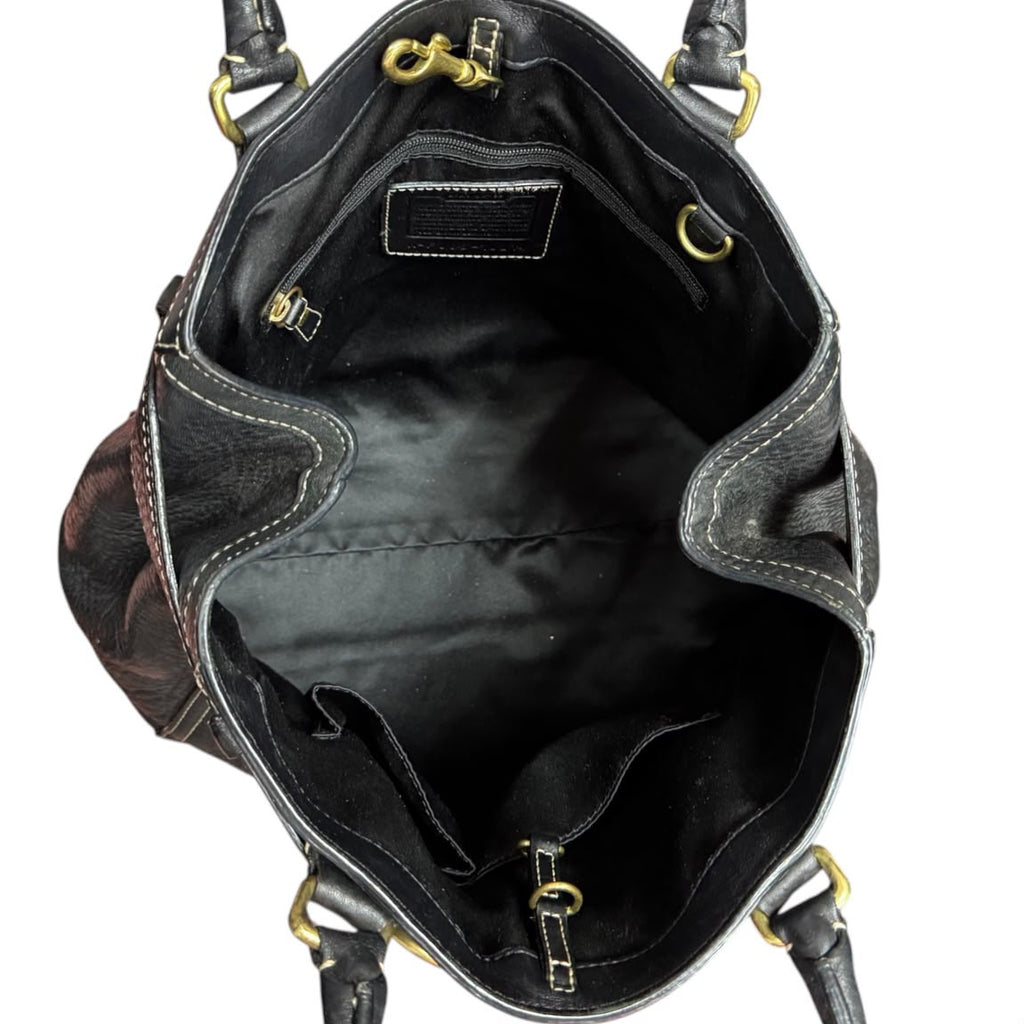 Coach 10214 Hampton Clip Handbag With Sling Strap