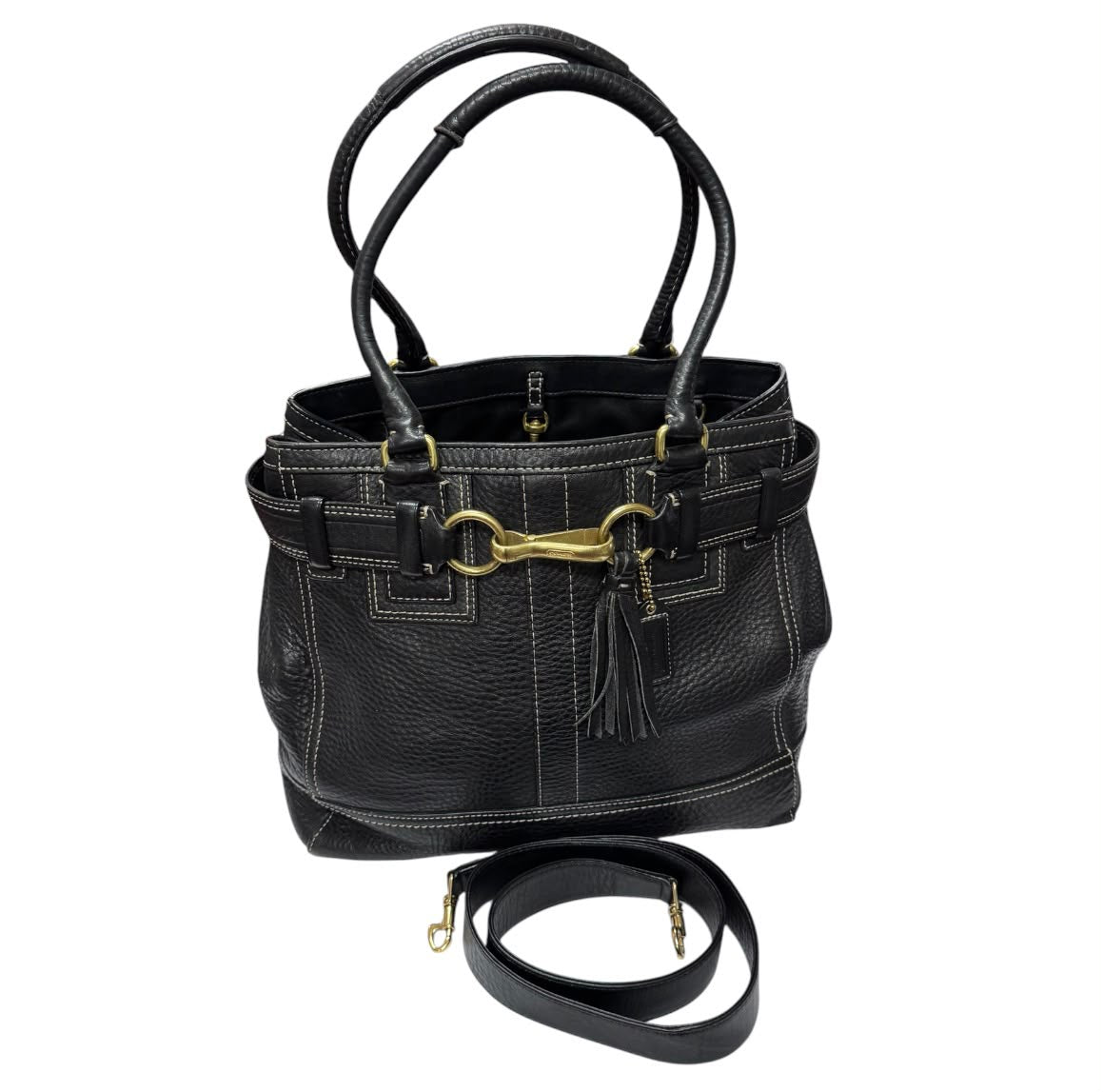 Coach 10214 Hampton Clip Handbag With Sling Strap