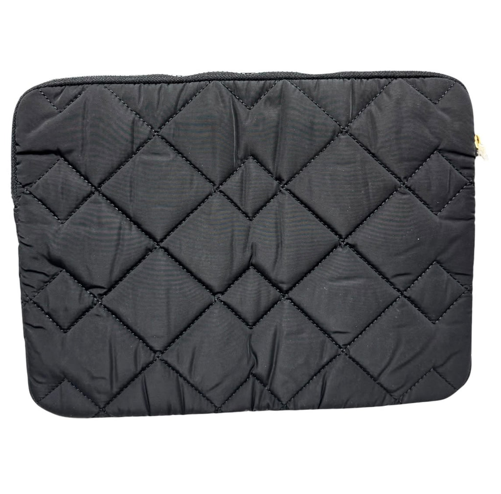 Marc Jacobs Quilted Nylon Laptop Case in Black