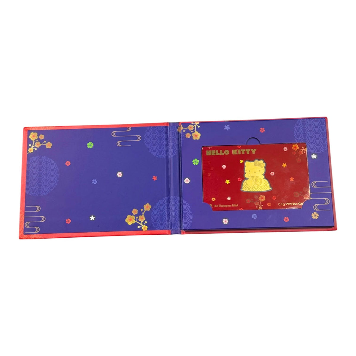 The Singapore Mint Sanrio Hello Kitty 999 Gold Bar, 0.1g