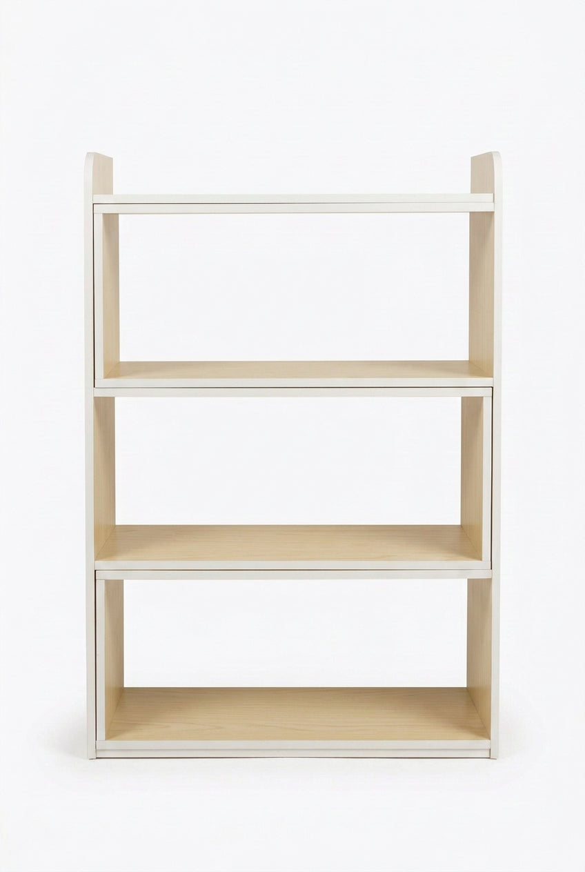 3-Tier Wooden Bookshelf 370 (Unassembled) Main image