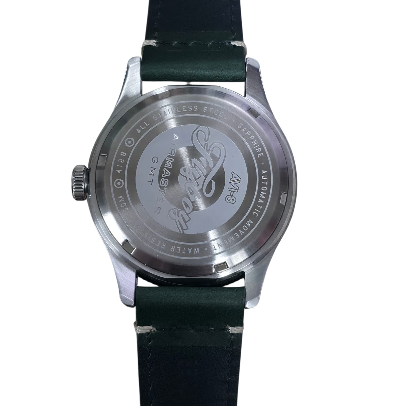 Flyboy Airmaster GMT Automatic Green Dial Watch Secondary image