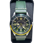 Flyboy Airmaster GMT Automatic Green Dial Watch