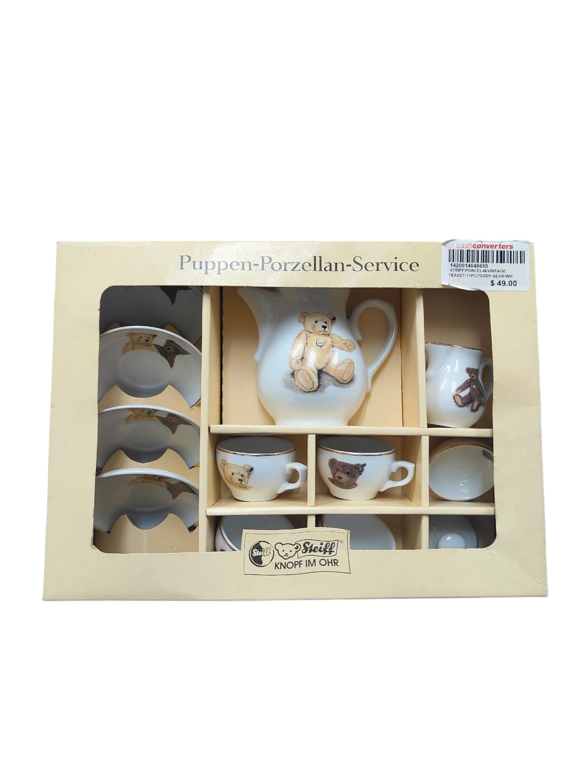 Steiff Porcelain Collector Tea Set