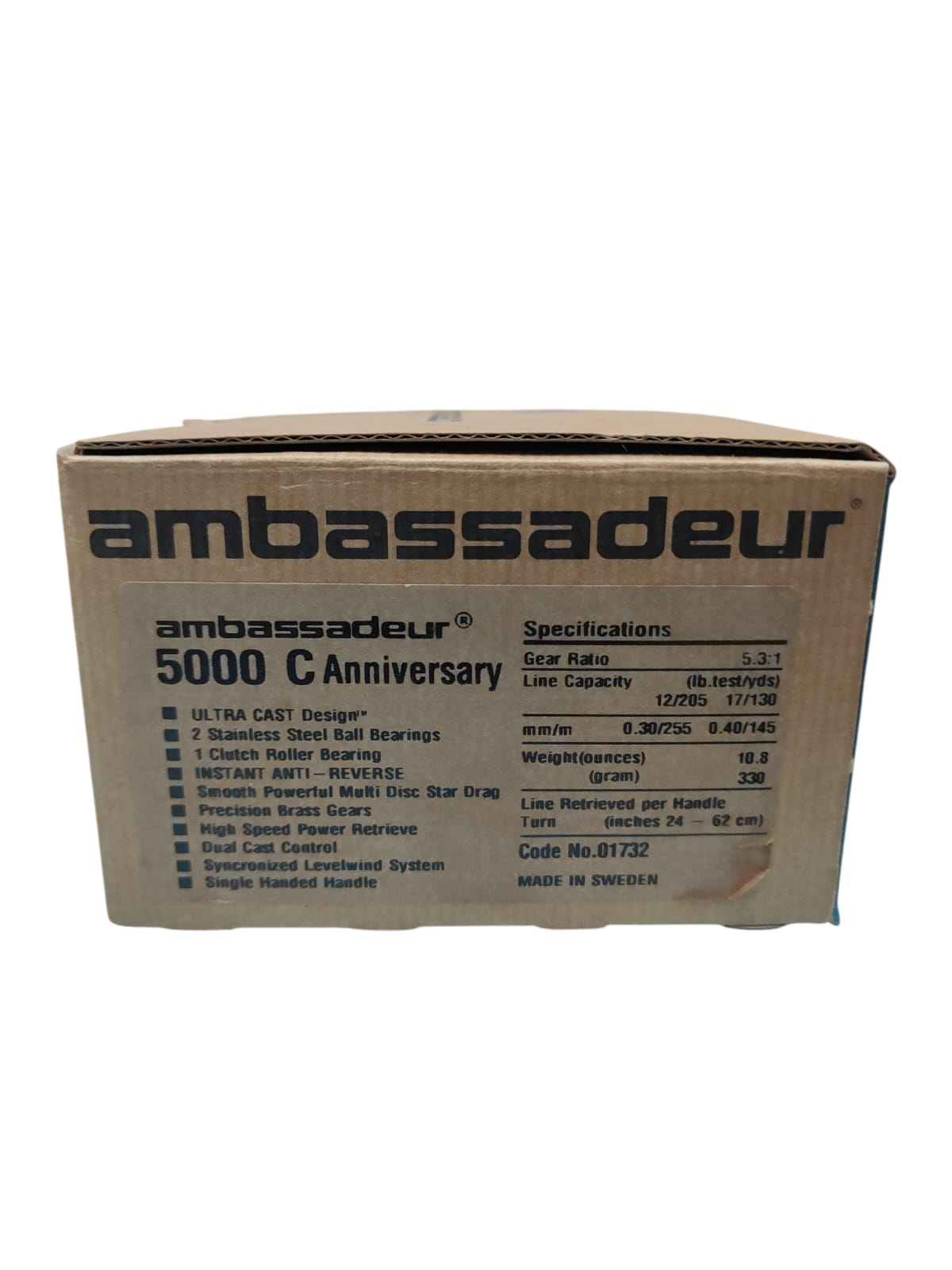 Abu Sweden Ambassadeur 5000 C 75th Anniversary Fishing Drum