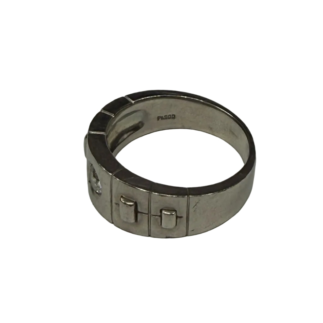 Diamond Platinum Ring Men Ring 0.30 Carats Secondary image