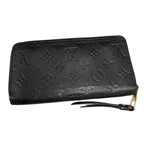 Louis Vuitton Black Empreinte Zippy Wallet
