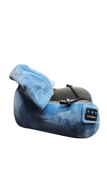 Neck Pillow Hoodie With Bluetooth Speaker Miniband Assorted Secondary image