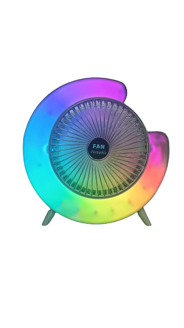 Portable Fan With LED Main image
