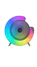 Portable Fan With LED