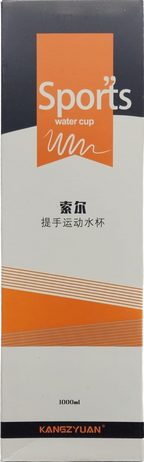 Water Bottle 1L Sports Kangz Yuan Assorted