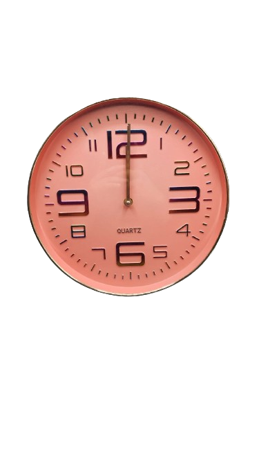 Wall Clock 30CM Round Assorted Main image