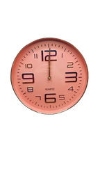 Wall Clock 30CM Round Assorted