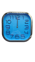 Wall Clock 30CM Square Assorted