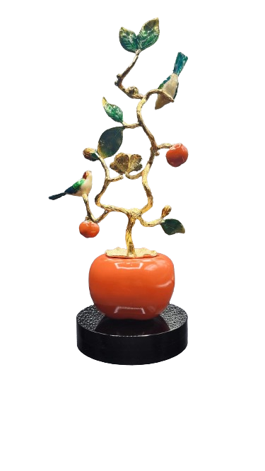 Birds And Peach Tree Deco Secondary image