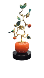 Birds And Peach Tree Deco