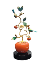 Birds And Peach Tree Deco