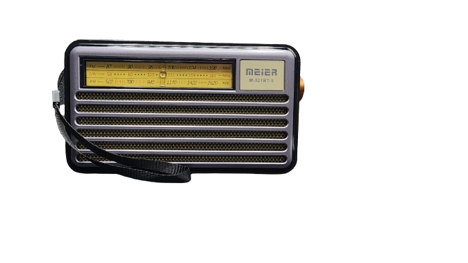 Solar Powered Retro Radio With Bluetooth Speaker Main image