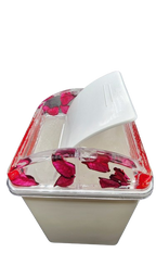 Bathroom Accessories Set Flower Petals Design