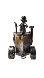 Wine Holder Metal Tractor Design