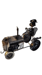 Wine Holder Metal Tractor Design