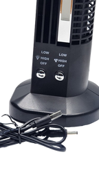 USB Tower Fan With Light