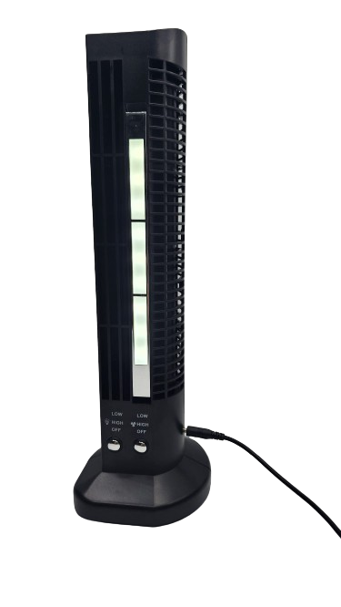 USB Tower Fan With Light Main image