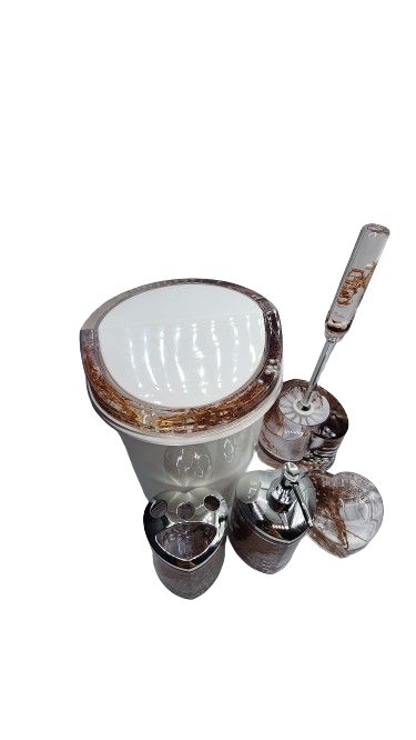 Bathroom Accessories Set Pearl Design Secondary image