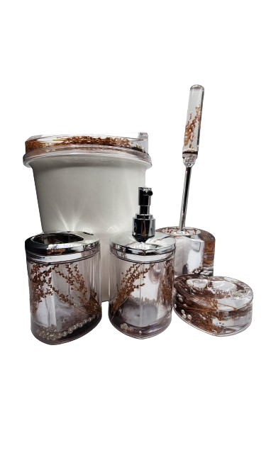 Bathroom Accessories Set Pearl Design Main image