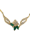 Emerald Diamond Necklace