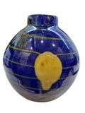 Bohemian Blue Glass Vase