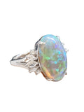 Opal Diamond Ring