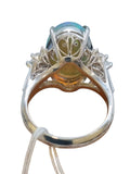 Opal Diamond Ring