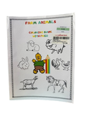 Farm Animals Coloring Book With Fred Paperback