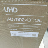 43" Crystal UHD AU7002 4K Smart TV