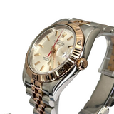 Rolex 116261 Datejust Turn-O-Graph Half Gold (18K Rose Gold) Automatic Watch