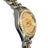 Rolex 69173 DateJust Halfgold Diamond D10 Automatic Watch