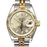 Rolex 69173 DateJust Halfgold Diamond D10 Automatic Watch