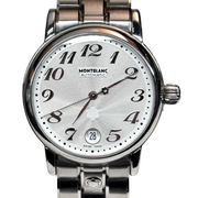 Montblanc Meisterstuck 7042 36mm White Date Automatic Men's Watch
